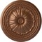 Ekena Millwork Alexa Ceiling Medallion (Fits Canopies up to 2 7/8"), 20 1/2"OD x 1 7/8"P, Polished Copper CM20ALPOS - alternate 1